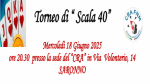 Torneo di Scala 40 - 18.06.2025