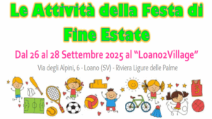Le Attività della Festa di Fine Estate
