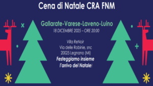 Cena di Natale Gallarate - Varese - Laveno - Luino 18.12.2025